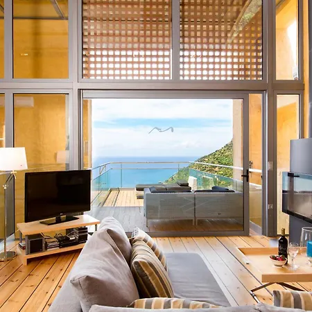 ヴィラ Beachfront Ravdoucha Epavlis Eleni - Pool, Hot Tub, Gym, Sauna, Private Parking, Wifi ハニア