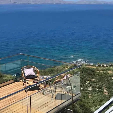 Beachfront Ravdoucha Epavlis Eleni - Pool, Hot Tub, Gym, Sauna, Private Parking, Wifi ヴィラ ハニア